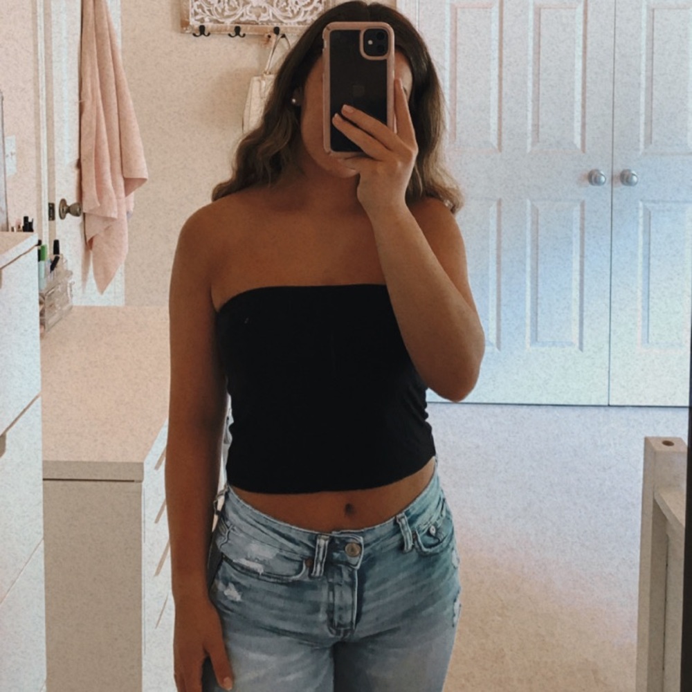 American Eagle Black Tube Top